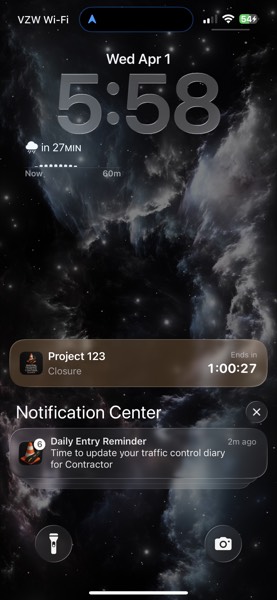 Lock Screen Countdown